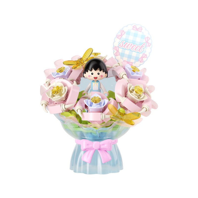 HK916 櫻桃小丸子-蝶顏月色